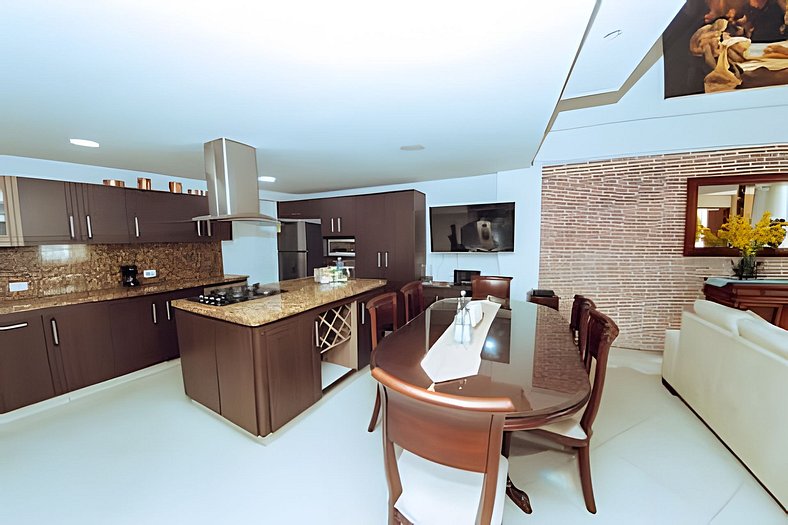 Pent-house Ideal para amigos, negocios y familia!